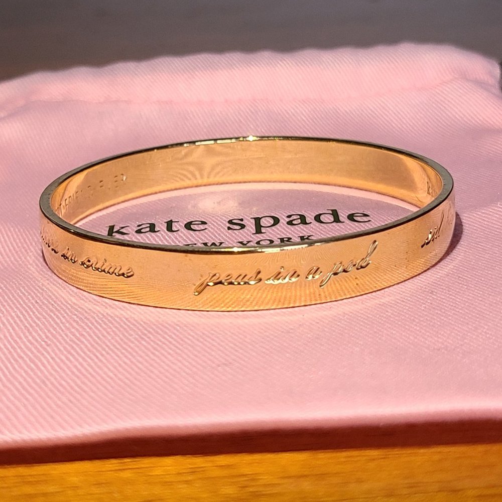 Late Spade best friend bangle